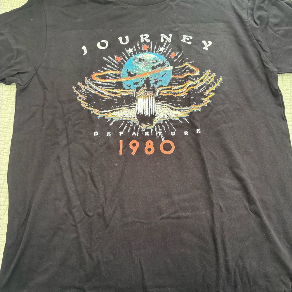 Vintage style Black Graphic Tee